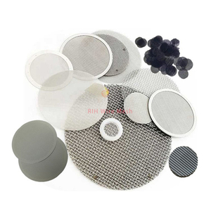 Disque filtrant à bords arrondis en acier inoxydable, maille 30/50/80, tissage uni, pour filtre à eau, utilisé pour retenir les débris, tamis filtrant - Product Image 4