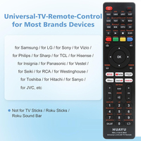 Télécommande universelle pour téléviseur HUAYU de haute qualité RM-L1130+X MAX certifiée CE RoHS avec une portée de contrôle de 10 m, en matériau ABS, pour toutes les marques