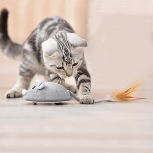 Offre Spéciale USB charge taquiner plume queue chaton jeux interactif jouet électronique souris chat jouet intéressant nouveauté - Product Image 2