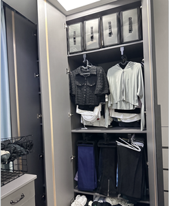 Armario de almacenamiento expandible montado en la parte superior, perchas para pantalones de aleación de aluminio extraíble, riel deslizante de exhibición, organizador de ropa, estante para pantalones - Product Image 3