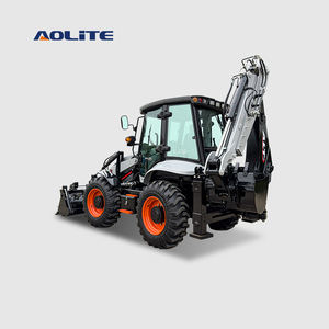 Alt BL105-25 Ce Eac Gratis Verzending <span class=keywords><strong>Chinese</strong></span> Kleine Backhoe 4wd Backhoe Loader Mini Front-End Wiellader Terug Schoffel Te Koop - Product Image 2
