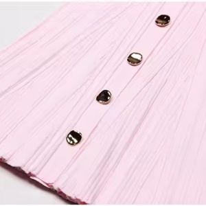 Elegante Vestido de Verano para Mujer, Estilo Bodycon Midi Plisado con Aberturas y Volantes, Ideal para Fiestas Casuales - Product Image 6