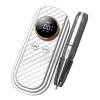 Perceuse électrique portable 35000 tr/min-Outil de polissage professionnel pour manucure E avec boucle de support, clous de forage pour la maison et le salon