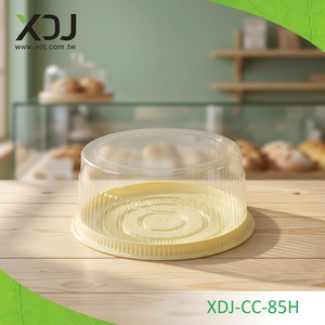 Taiwan <b>Plastic</b> Round Cake Container with clear Lid Disposable PET Round Cake Packaging <b>Box</b> - Product Image 3