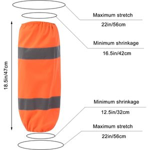 FOXA ผ้ารัดขาสำหรับผู้ใหญ่ โพลีเอสเตอร์ ป้องกันแสงสะท้อน ใช้ได้ทุกฤดู - Product Image 2