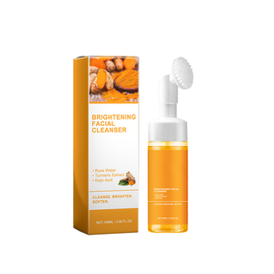 <span class=keywords><strong>Nettoyant</strong></span> <span class=keywords><strong>Visage</strong></span> Moussant Biologique et Naturel à l'Acide Hyaluronique pour Adultes, <span class=keywords><strong>Gel</strong></span> <span class=keywords><strong>Hydratant</strong></span> au Curcuma pour Femmes - Product Image 1
