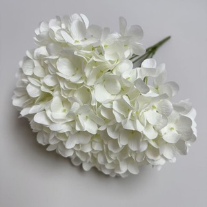 Prix d'usine, lot de fleurs d'hortensia artificielles en latex à toucher réel pour arrangements floraux de mariage et décorations de fond - Product Image 6