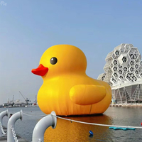 Modèle de canard jaune gonflable géant Festival publicitaire Célébration Piscine Fête Canard jaune gonflable