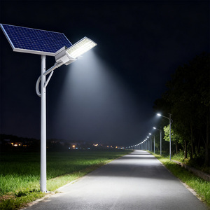 Farola Solar Todo en Uno de 100W con Sensor de Movimiento, IP65 Impermeable, Encendido/Apagado Automático, LED para Iluminación de Carreteras, Jardines y Áreas Exteriores - Product Image 4
