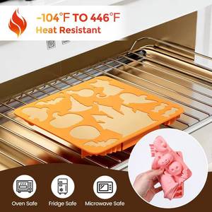 Molde de Silicona para Pastel de Mousse, Antiadherente, Libre de BPA, Grado Platino LFGB, Diseño de Castillo Fantasma de Halloween, de la Fábrica MUYULINS - Product Image 3