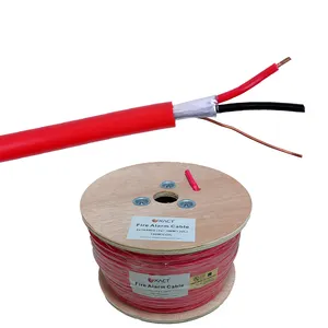 ExactCables Stranded Unshielded 1.5mm2 2core Al/Foil Fire Rated Fire Alarm Cable