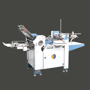 Kağıt katlama makineleri modeli 360T-4K ucuz kağıt katlama makinesi grafik kağıt z-kat BASKI MAKİNESİ