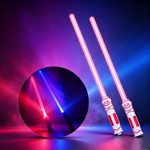 <span class=keywords><strong>Sabre</strong></span> <span class=keywords><strong>laser</strong></span> double tête lumineux YT pour enfants – Idéal pour les fêtes costumées, Noël, Nouvel An, Pâques et Halloween, et les jeux de rôle - Product Image 1