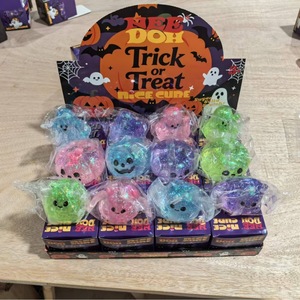 Giocattolo antistress morbido e comprimibile a lenta ripresa a forma di zucca a tema fantasma di Halloween, in gomma con melassa, per scherzi e commercio estero transfrontaliero - Product Image 2