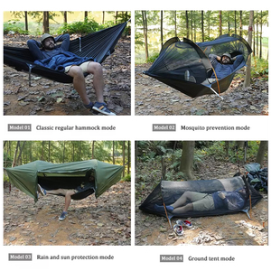 High Quality Waterproof <strong>Hammock</strong> <strong>Swing</strong> Tent Camping <strong>Mosquito</strong> <strong>Net</strong> <strong>Parachute</strong> <strong>Hammock</strong> - Product Image 2