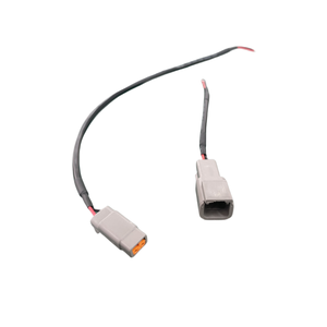 สายไฟรถยนต์แบบ2-core 2Pin สาย UL2464 22AWG แบบปรับได้ DTM04-2P ปลั๊กเชื่อมต่อ DTM06-2S สายไฟสำหรับรถ lulbs - Product Image 1