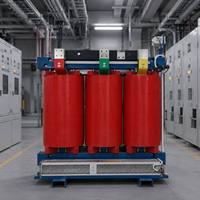 Transformateur de distribution triphasé à résine moulée à faible perte de puissance, type sec, SCB13 11kV 33kV 3000kVA 5 MVA, pour projets EPC mondiaux