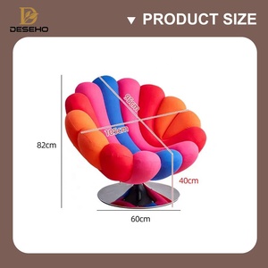 Italiano creativo Anemone <span class=keywords><strong>Giovannetti</strong></span> divano singolo moderno minimalista soggiorno pigro per il tempo libero sedia girevole - Product Image 2