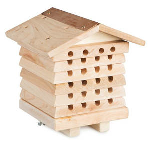 Mass Custom Mason Bee House Faune Insecte Insecte Hôtel Solitaire <span class=keywords><strong>Abeille</strong></span> Ruche Boîte Pollinisateur Hôtel pour Construire <span class=keywords><strong>Abeille</strong></span>, Papillon - Product Image 1