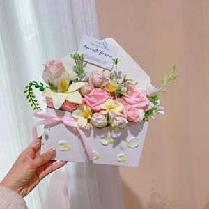 Ramo de Rosas de Diseño Exclusivo de Alta Gama, Regalos <span class=keywords><strong>para</strong></span> Cumpleaños y San Valentín <span class=keywords><strong>para</strong></span> Novia y Mejor Amiga - Product Image 5
