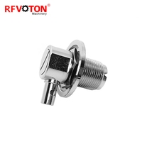 Usine directement UHF SO239 prise femelle à Angle droit pour RG58 LMR195 RG223 RG142 RG303 RG400 LMR200 connecteurs coaxiaux coaxiaux RF