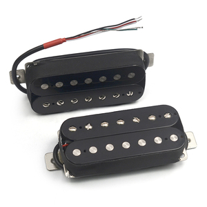 Alnico <span class=keywords><strong>5</strong></span> 7 dây điện Guitar Pickup N-8.8K/B-14.2K Humbucker Alnico <span class=keywords><strong>V</strong></span> Pickup cuộn dây tách Pickup Guitar phần màu đen - Product Image 3