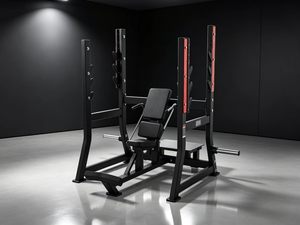 Station de presse épaules compacte et peu encombrante en acier robuste pour petit studio de fitness privé – Appareil d'entraînement des épaules - Product Image 3