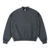 Sweat-shirt à col rond pour homme de haute qualité, personnalisé, vente en gros d'usine, pull à col montant pour l'hiver, nouveau design promotionnel