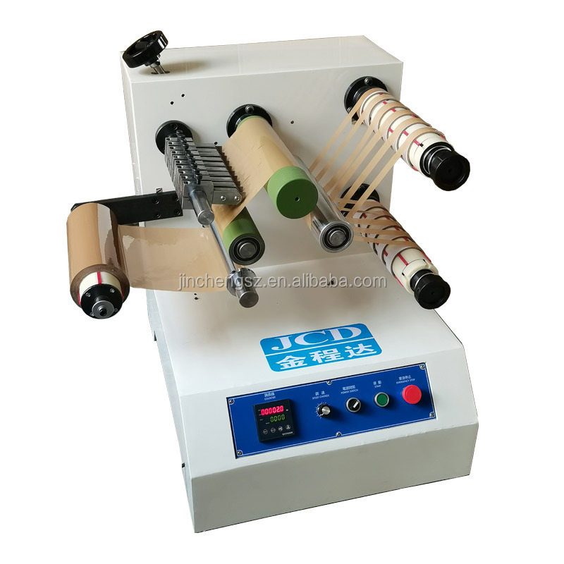 Дешевая маленькая и миниатюрная машина для продольной и перемотки клейкой ленты BOPP