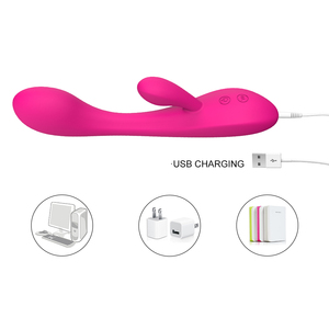 Juguete Sexual para Adultos, Dispositivo de Masturbación Femenina 2 en 1, Vibrador de Succión Vaginal y Punto G, Recargable por USB, Impermeable IPx6, 9 Frecuencias - Product Image 2