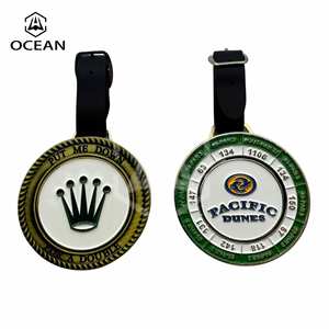 Vari Design personalizzato con ciondoli in metallo tinta unita per <span class=keywords><strong>Golf</strong></span> ID <span class=keywords><strong>Bag</strong></span> <span class=keywords><strong>Tag</strong></span> - Product Image 1