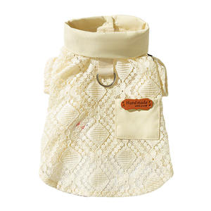 ملابس خفيفة الوزن وقابلة للتنفس للحيوانات الأليفة مكونة من قطعتين للربيع والصيف، قميص للقطط الصغيرة والكلاب الصغيرة مثل التيدي وبيشون فريز - Product Image 5