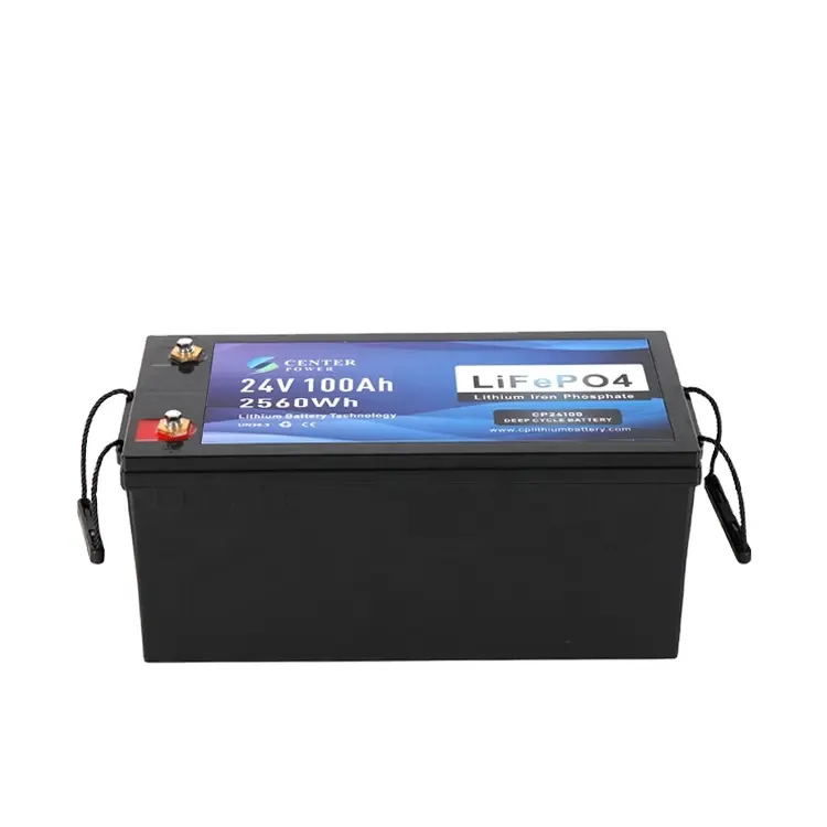 Onderhoud Gratis 24 Volt 200ah 100ah Lithium-Ion Marine Solar Opslag Deep Cycle 32650 Lithium Ion 24 V Lifepo4 batterij