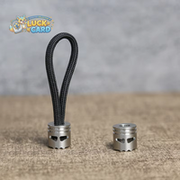 YJ Tiebro Fidget Spinner en Métal Durable DIY, Pendentif Couteau Classique, Cordon de Parapluie, Plaque de Pression, Porte-clés Spinner Unique Unisexe