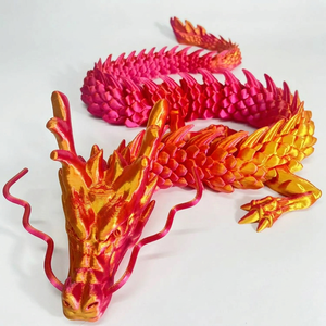 Juguete de Dragón Articulado Impreso en 3D de 90 cm, Extra Grande, Dragón Chino Flexible, Criatura Mítica, Juguete Antiestrés para Decoración del Hogar, Venta al Por Mayor - Product Image 4