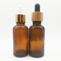 5ml 10ml 15ml 20ml 30ml 50ml 100ml flacon compte-gouttes en verre ambré/emballage cosmétique bouteille de sérum en verre/bouteilles cosmétiques