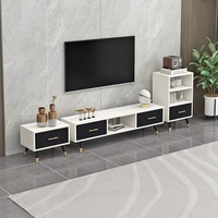 Minimalistisches Modernes Nordisches Holz-TV-Schrank und Couchtisch-Set für Kleine Wohnungen Multifunktionale Luxusmöbel