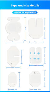 Fábrica de suprimentos filme transparente <span class=keywords><strong>Iv</strong></span> cânula curativos transparentes ferida - Product Image 3