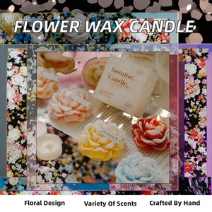 Vela Aromática de Cera de Soja con Forma de Flor, Hecha a Mano, para Decoración del Hogar, Fragancia Natural, Recuerdo, Venta al por Mayor para el Día de San Valentín - Product Image 2