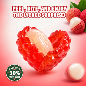 Bonbons Yoloduck Peelerz 4.8oz, bonbons mous pelables, gommes à mâcher aux fruits, bonbons gélifiés au <span class=keywords><strong>litchi</strong></span> - Product Image 2