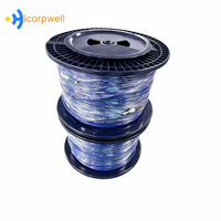 Bobine de câble en fibre incassable avec enrouleur, tambours de câble vides, support de bobine, bobine de câble mécanique 	 rouleau de 300m