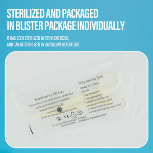 Bán buôn dùng một lần nghệ thuật cơ thể Nguồn cung cấp 3 mô hình Tattoo piercing forceps - Product Image 5