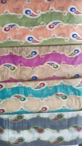 ผ้าไหมโบรเคดทอมือแบบดั้งเดิมสั่งทำพิเศษ ปักด้วยด้ายทองและเงิน ลายแจ็คการ์ด น้ำหนักเบา 120 แกรม สำหรับงานแต่งงาน - Product Image 2