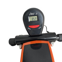 Vélo d'exercice sous le bureau - Appareil d'exercice des pieds portable pour s'asseoir avec écran LCD Mini pédaleur stationnaire pour usage domestique