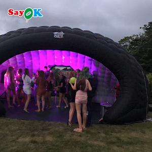 Carpa Inflable Tipo Iglú con Iluminación LED Portátil para Eventos al Aire Libre, Fiestas de Cumpleaños, Reuniones, Celebraciones de Graduación - Product Image 4