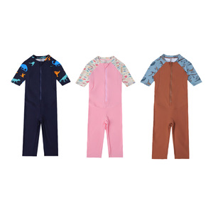 Maillot <span class=keywords><strong>de</strong></span> <span class=keywords><strong>bain</strong></span> une pièce personnalisé pour enfants, pantalon long, protection solaire, résistant au chlore, polyester, unisexe, 0-8 ans, mignon, UPF <span class=keywords><strong>50</strong></span> - Product Image 2