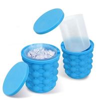 Mini Bleu de Haute Qualité Barre De Silicone Vin Ours Glaçons Seau