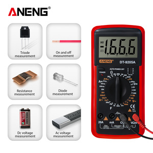 ANENG DT9205A Transistor Tester Electrical NCV Test <b>Meter</b> Profesional Analog <b>Auto</b> Range Multimetro - Product Image 4