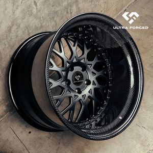 Personnalisation Offre Spéciale en fibre de carbone 5x120 5x112 5x114.3 <span class=keywords><strong>18</strong></span> à 24 pouces 2 pièces roues forgées pour Lamborghini Ferrari M3 M4 M5 C63 - Product Image 2