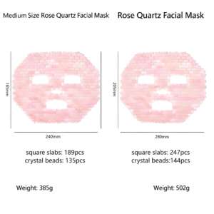 Zwei heiß verkaufte Masken <span class=keywords><strong>Jade</strong></span> Augen maske Rosenquarz Gesichts maske Kristalls tein Eis Gesichts <span class=keywords><strong>massage</strong></span> gerät für Gesichts heilung Schönheits produkt - Product Image 2